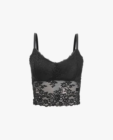  iBasic - Set áo ngực bralette ren mút mỏng và quần lót nữ ren phom hipster 