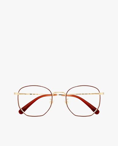  aojo - Gọng kính đa giác unisex bo tròn thời trang 