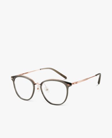  MUJOSH - Gọng kính tròn nữ bản mảnh thời trang 
