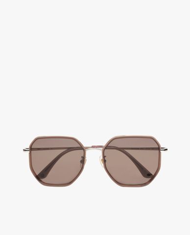  MUJOSH - Kính mát nữ gọng đa giác hiện đại 