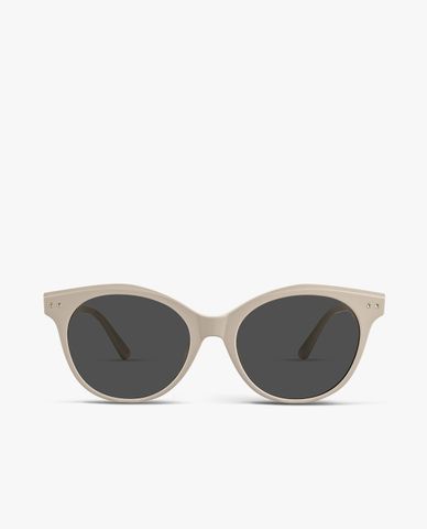  MUJOSH - Kính mát nữ gọng tròn bản vừa thời trang 