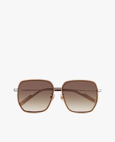  MUJOSH - Kính mát nam gọng đa giác bản mảnh thời trang 