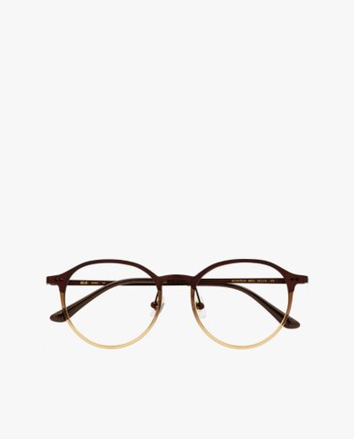  aojo - Gọng kính tròn trong suốt 