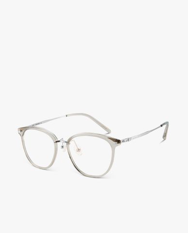  MUJOSH - Gọng kính tròn nữ bản mảnh thời trang 