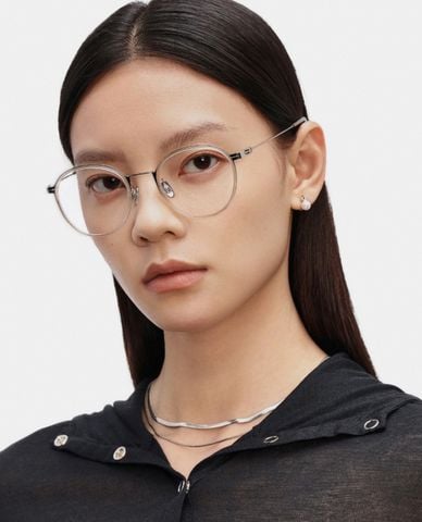  MUJOSH - Gọng kính oval unisex hiện đại 