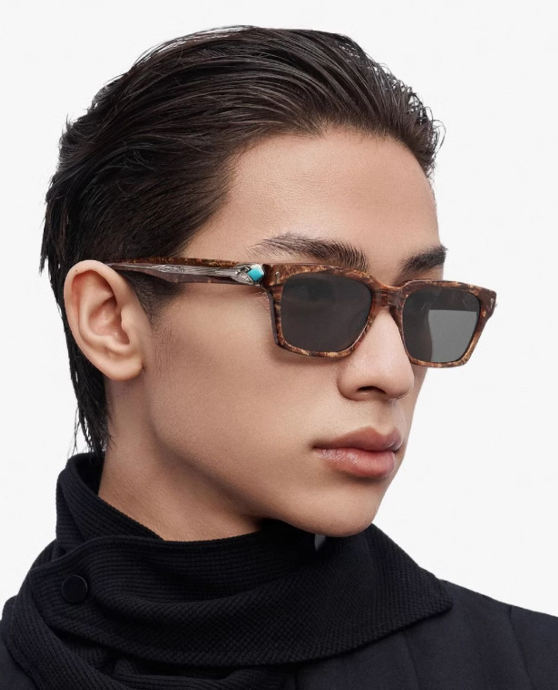 MUJOSH - Kính mát unisex gọng vuông độc đáo