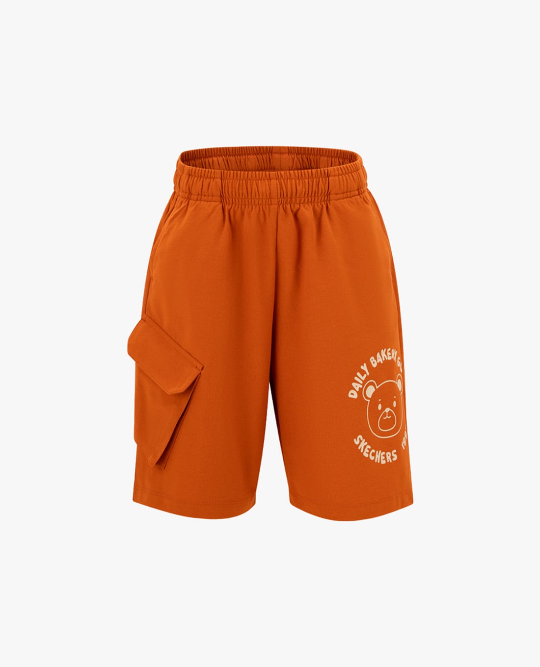 SKECHERS - Quần short bé trai lưng thun phối túi hộp