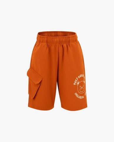  SKECHERS - Quần short bé trai lưng thun phối túi hộp 
