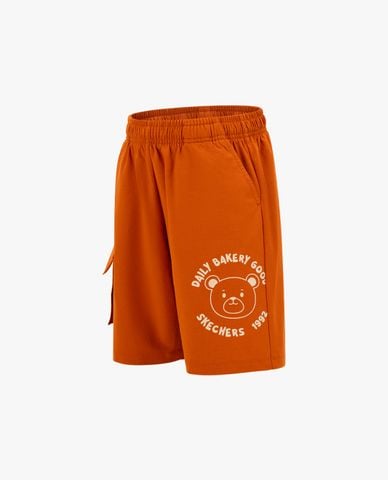  SKECHERS - Quần short bé trai lưng thun phối túi hộp 