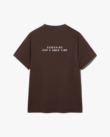  FILA - Áo thun unisex cổ tròn tay ngắn Summer Graphic 