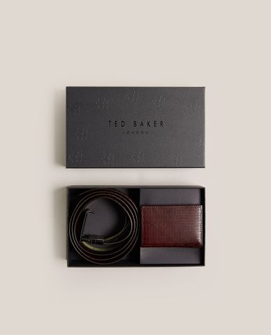  TED BAKER - Set thắt lưng và ví đựng thẻ Gramms 