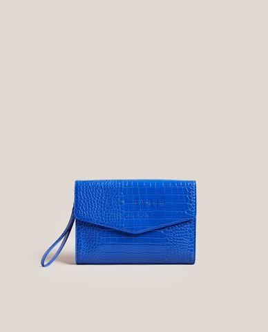  TED BAKER - Clutch nữ nắp gập bì thư Crocey 