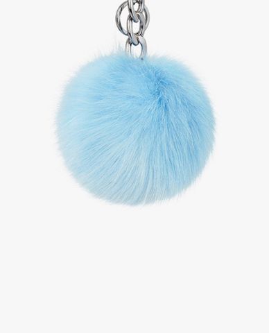  Marhen.J - Móc khóa túi hình tròn phối lông vũ Emily Furcharm 