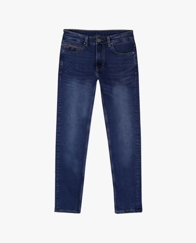  BEVERLY HILLS POLO CLUB - Quần jeans nam phom ôm wash bạc hiện đại 