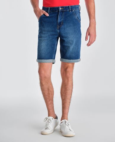  BEVERLY HILLS POLO CLUB - Quần shorts jeans nam xoắn gấu thời trang 