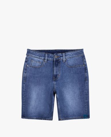  BEVERLY HILLS POLO CLUB - Quần shorts jeans nam wash bạc thời trang 