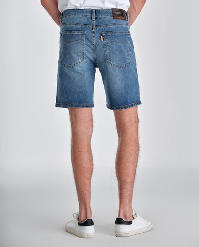  BEVERLY HILLS POLO CLUB - Quần shorts jeans nam phối túi hiện đại 