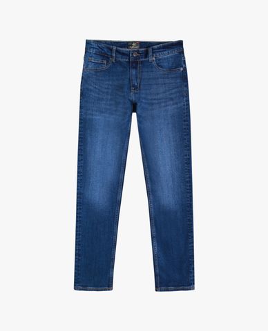  BEVERLY HILLS POLO CLUB - Quần jeans nam phom ôm wash bạc cá tính 