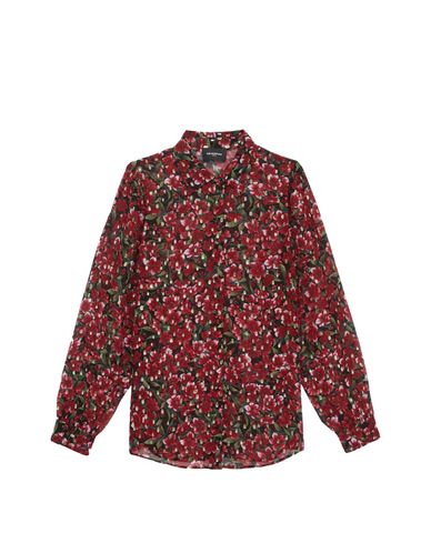  THE KOOPLES - Áo sơ mi nữ tay dài Burgundy Print 