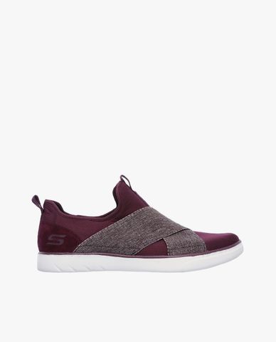  SKECHERS - Giày slip on nữ quai chéo Millennial Bellefire 