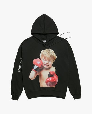  ADLV - Áo hoodie tay dài mũ trùm Baby Face 
