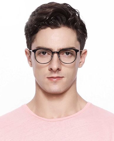  aojo - Gọng kính vuông bo tròn 