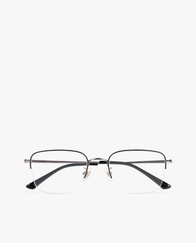  aojo - Gọng kính phom chữ nhật nửa gọng thời trang 