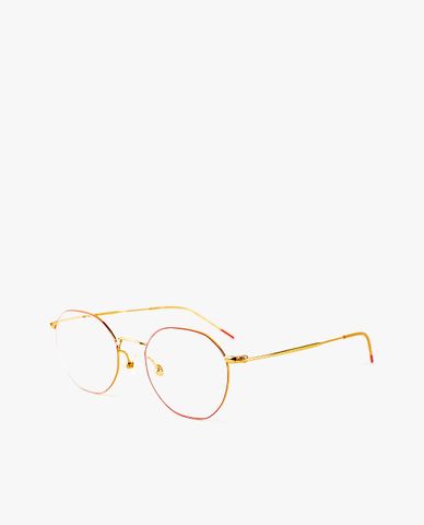  aojo - Gọng kính kim loại phom tròn thanh lịch 