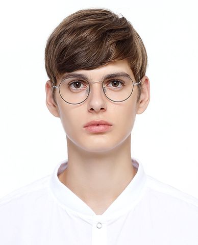 aojo - Gọng kính tròn cổ điển 