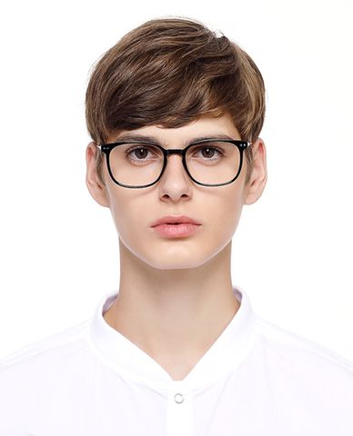  aojo - Gọng kính chữ nhật cổ điển 