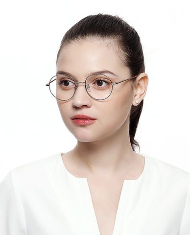  aojo - Gọng kính tròn cao cấp 