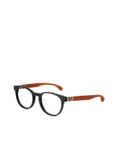  MUJOSH - Gọng kính tròn khung gỗ nguyên khối 