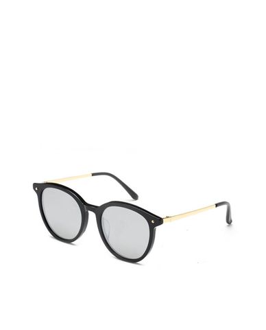  aojo - Kính mát gọng tròn cổ điển White Mercury 