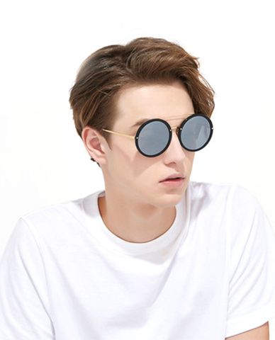  aojo - Kính mát tròn unisex 