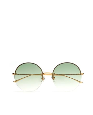  aojo - Kính mát tròn nửa khung unisex 