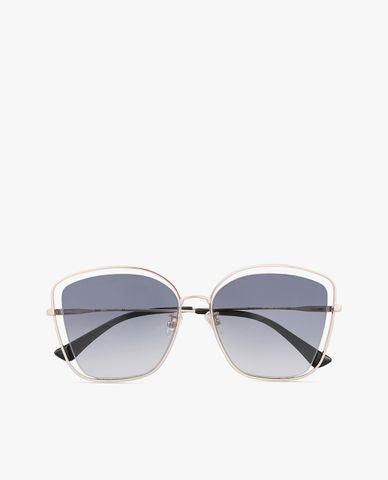  aojo - Kính mát Oversized tròng vuông rỗng khung cách điệu 