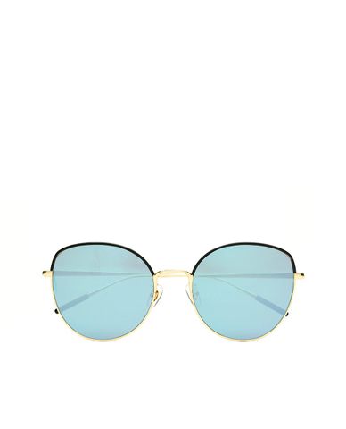  MUJOSH - Kính mát mắt mèo oversized viền màu 