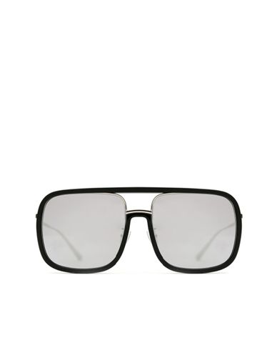  MUJOSH - Kính mát vuông trong suốt unisex 