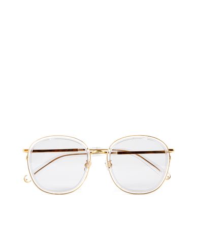  MUJOSH - Kính mát tròn oversized gọng trong suốt 