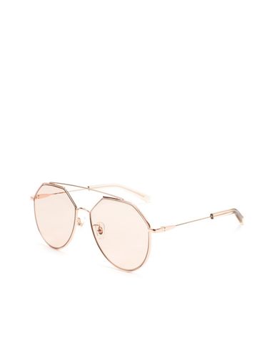  MUJOSH - Kính mát tròn khuyết cạnh cách điệu 