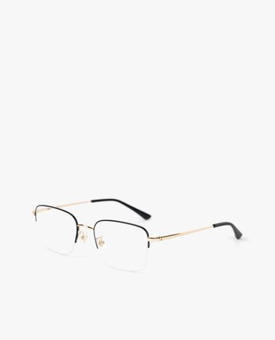  aojo - Gọng kính phom chữ nhật nửa gọng thời trang 