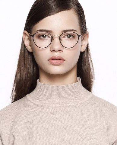  aojo - Gọng kính tròn cá tính 