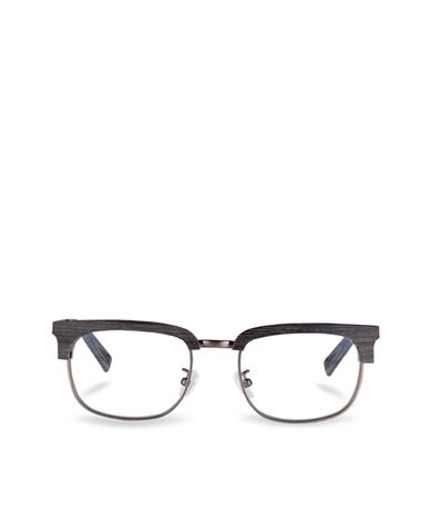  MUJOSH - Gọng kính nửa khung họa tiết vân gỗ 