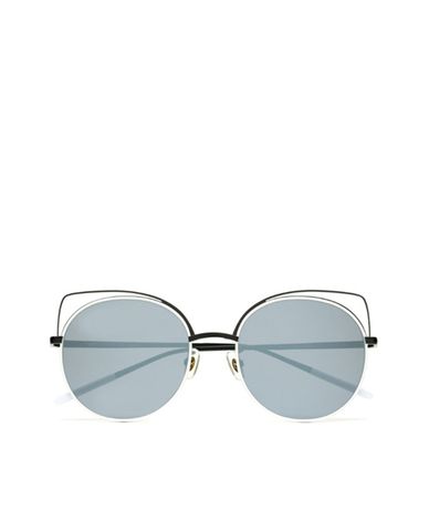  MUJOSH - Kính mát tròn tai mèo cá tính 