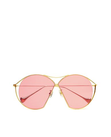  MUJOSH - Kính mát tròn khuyết cạnh Avant Garde 