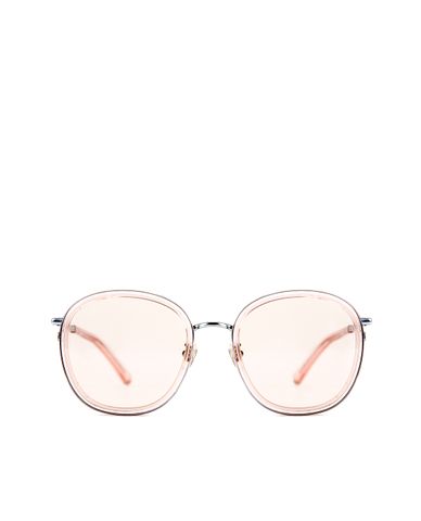  MUJOSH - Kính mát tròn oversized gọng trong suốt 