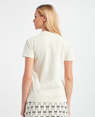  PINKO - Áo thun nữ cổ tròn ngắn tay Trapani 