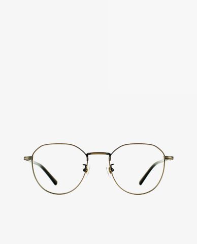  aojo - Gọng kính kim loại tròn phối màu cơ bản 