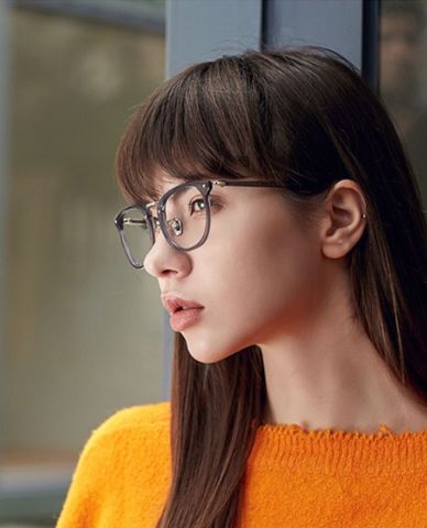  MUJOSH - Gọng kính mắt mèo thời trang 