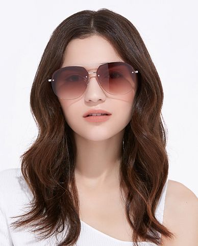  aojo - Kính mát kiểu phi công Oversized 